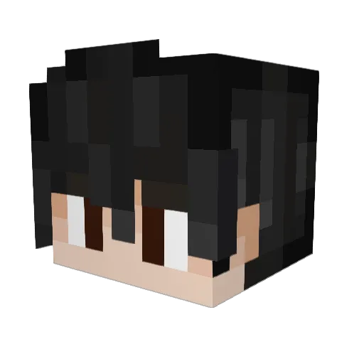 HesitantBowie Minecraft avatar head, 3D render