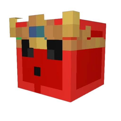 Hessianmadman Minecraft avatar head, 3D render
