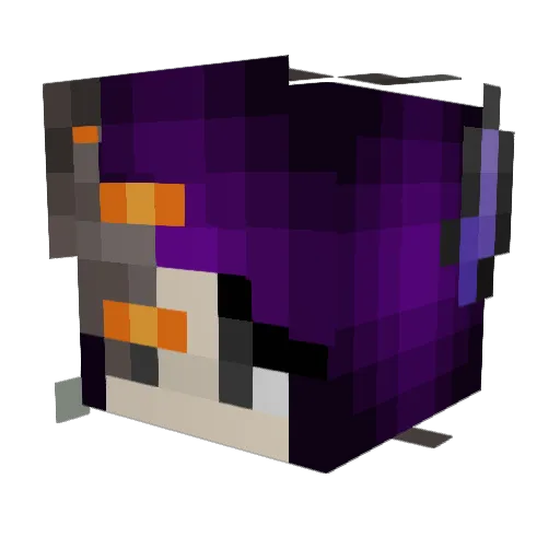 HessoniteDragon Minecraft avatar head, 3D render