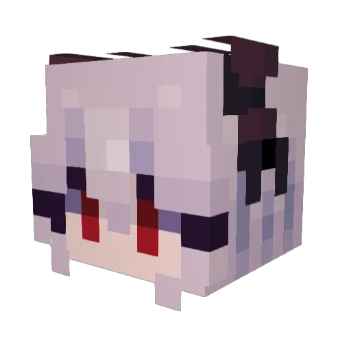 Hesstig Minecraft avatar head, 3D render