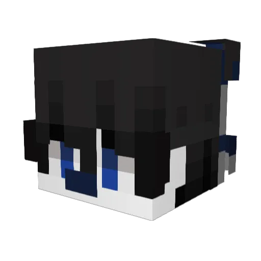 Hestia920 Minecraft avatar head, 3D render