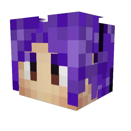 Hestia_J Minecraft avatar head, 3D render