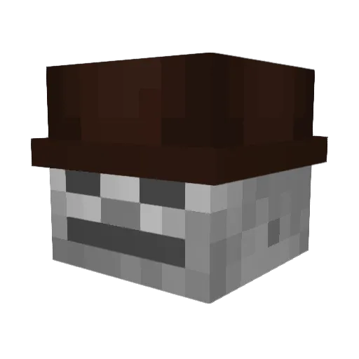 Hestialll Minecraft avatar head, 3D render