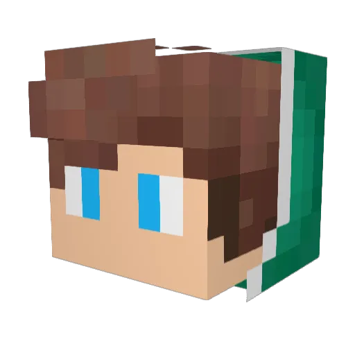 Hestrada11 Minecraft avatar head, 3D render