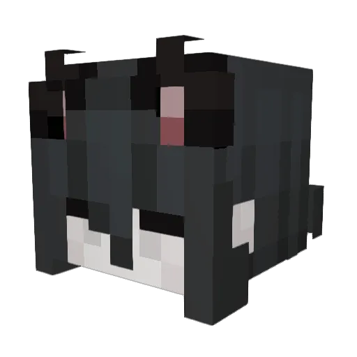 Hesuuuu Minecraft avatar head, 3D render