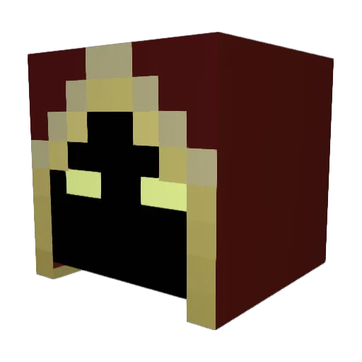 Hetsvil Minecraft avatar head, 3D render
