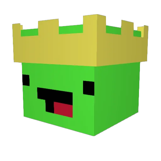 HeunJang Minecraft avatar head, 3D render