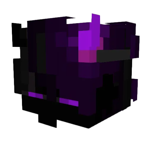Heuxcas Minecraft avatar head, 3D render
