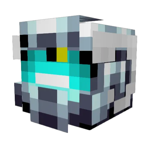 Hevensbro Minecraft avatar head, 3D render