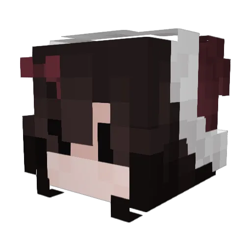 HexGamingOPM Minecraft avatar head, 3D render