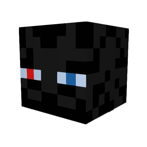 HexHawk67 Minecraft avatar head, 3D render