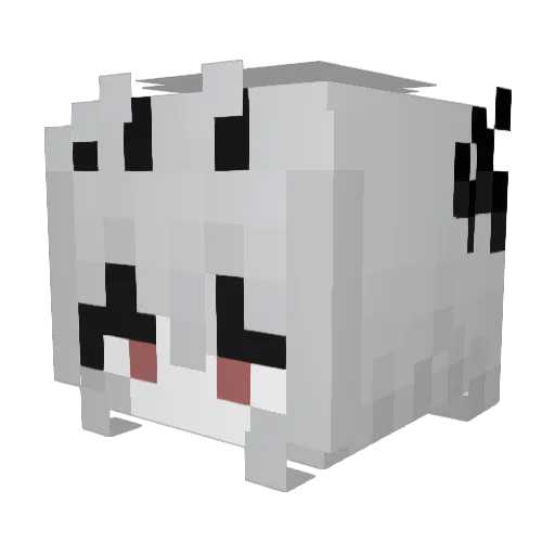 HexLunar Minecraft avatar head, 3D render