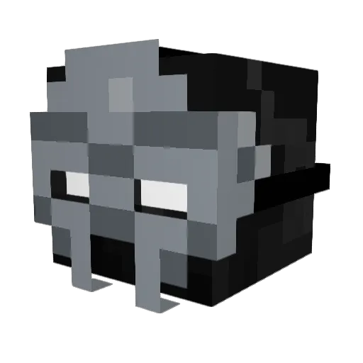 HexNexus Minecraft avatar head, 3D render