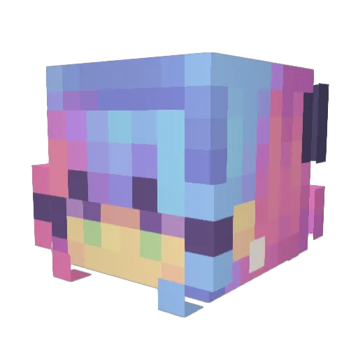 HexWyn Minecraft avatar head, 3D render