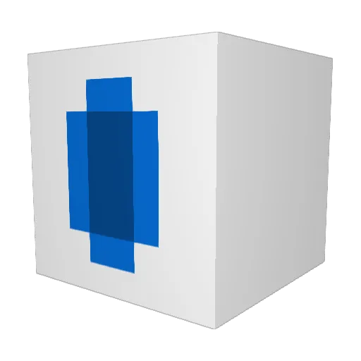 Hexamoone Minecraft avatar head, 3D render