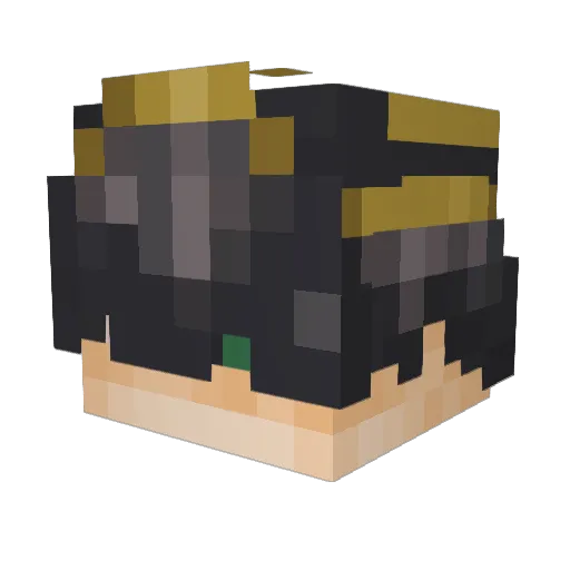 Hexaonic_KH Minecraft avatar head, 3D render