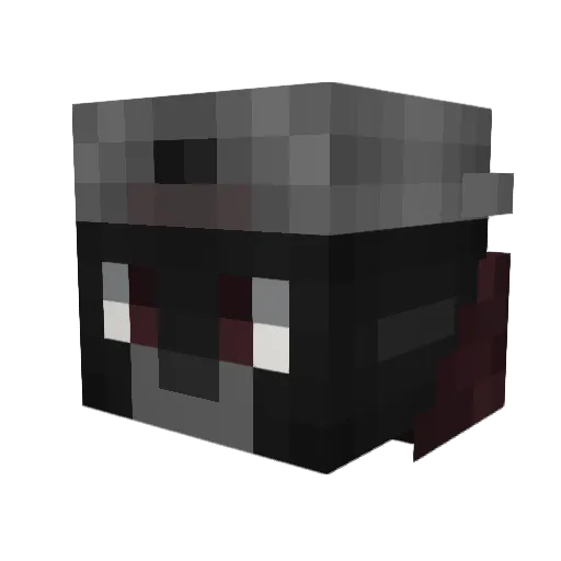 Hexhype00 Minecraft avatar head, 3D render