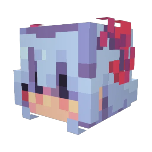 HexingNebulaMC Minecraft avatar head, 3D render