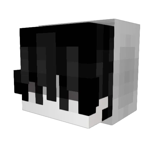 HexoTTV Minecraft avatar head, 3D render