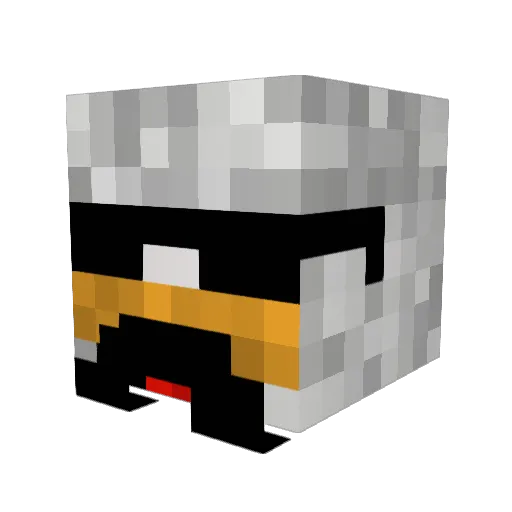 HeyBud7224 Minecraft avatar head, 3D render