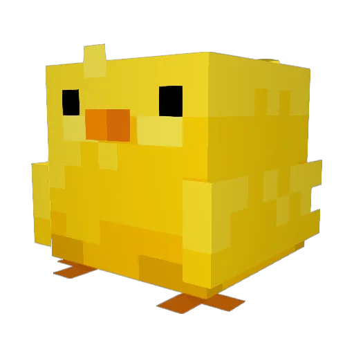 HeyHelmet Minecraft avatar head, 3D render
