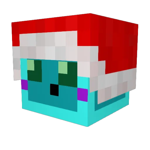HeyIan Minecraft avatar head, 3D render
