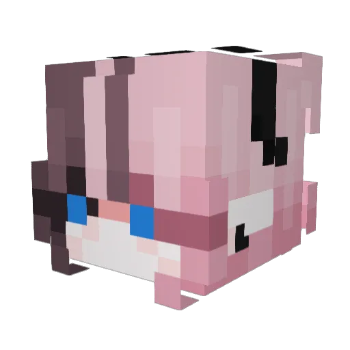 HeyImBlue996 Minecraft avatar head, 3D render