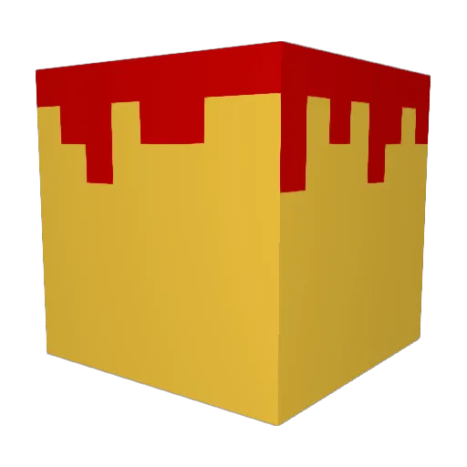 HeyImFry Minecraft avatar head, 3D render