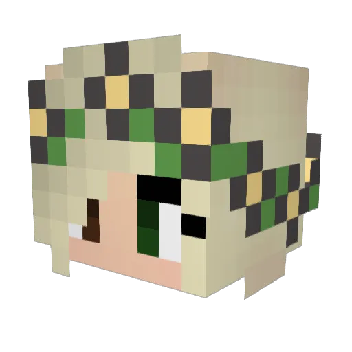 HeyImLexyyy Minecraft avatar head, 3D render