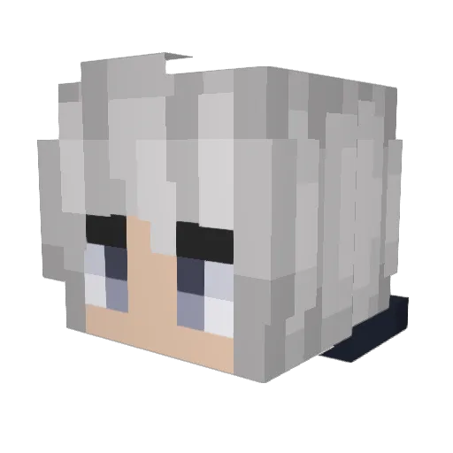 HeyItsDome Minecraft avatar head, 3D render