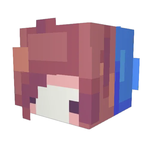 HeyItsJono Minecraft avatar head, 3D render