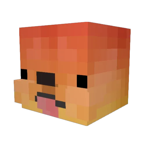 HeyItsSierra09 Minecraft avatar head, 3D render