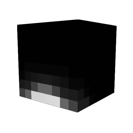 HeyKLD Minecraft avatar head, 3D render