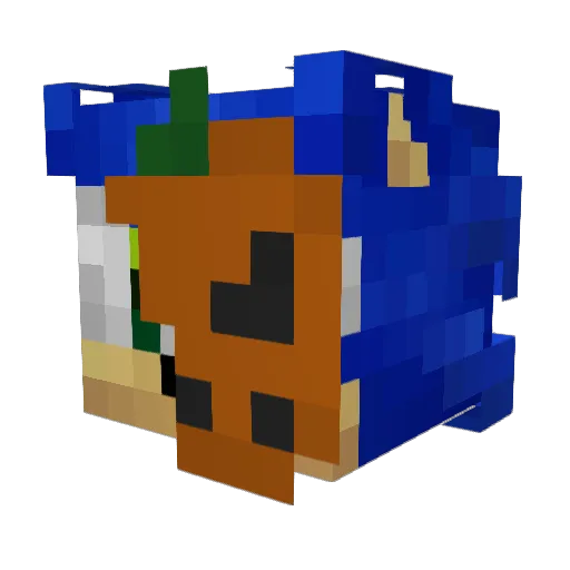 HeyKeyoH Minecraft avatar head, 3D render
