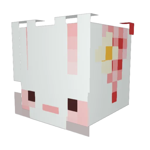 HeyL1y Minecraft avatar head, 3D render
