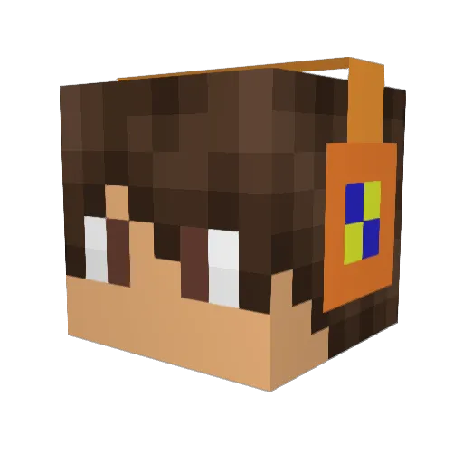 HeyYo_KC Minecraft avatar head, 3D render