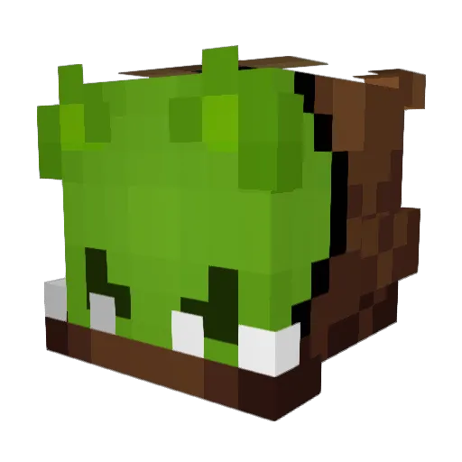 HeyZentas Minecraft avatar head, 3D render