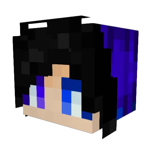 Hey_Friends Minecraft avatar head, 3D render