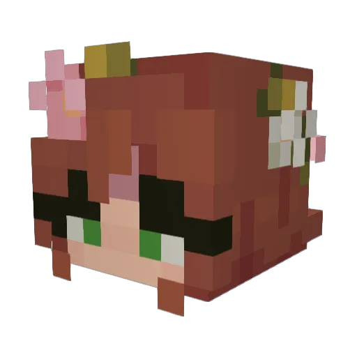 Hey_Hey_Hailey Minecraft avatar head, 3D render