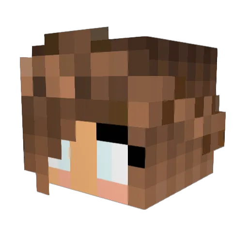 Hey_Its_Syd Minecraft avatar head, 3D render