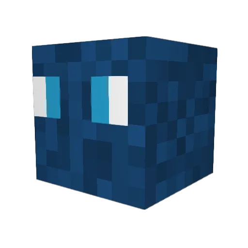 Hey_Siri_05 Minecraft avatar head, 3D render