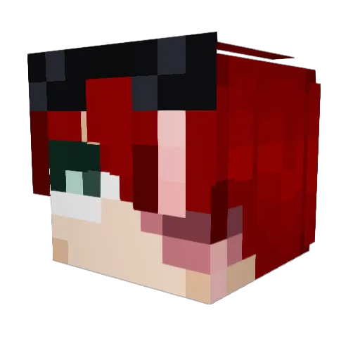 Hey_Sweeto Minecraft avatar head, 3D render