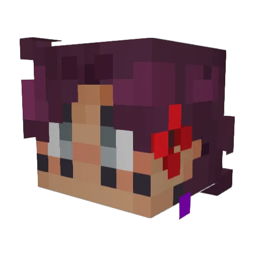 Hey_its_Robin Minecraft avatar head, 3D render