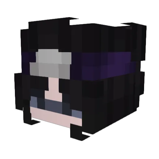 Heybigo Minecraft avatar head, 3D render