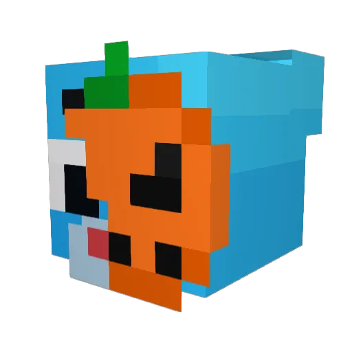 Heychico59 Minecraft avatar head, 3D render