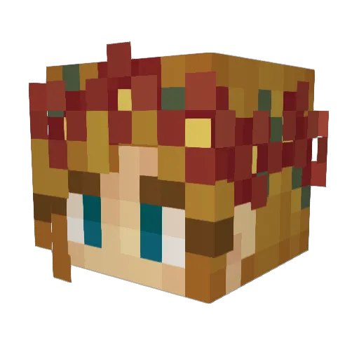 Heydemons Minecraft avatar head, 3D render