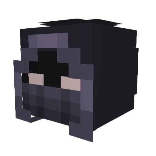 HeydenSeven Minecraft avatar head, 3D render