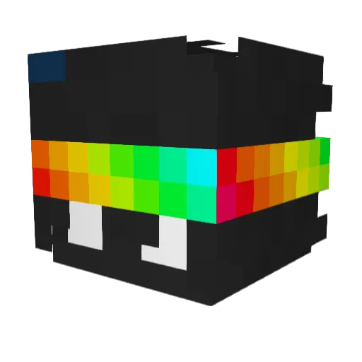 Heygor Minecraft avatar head, 3D render