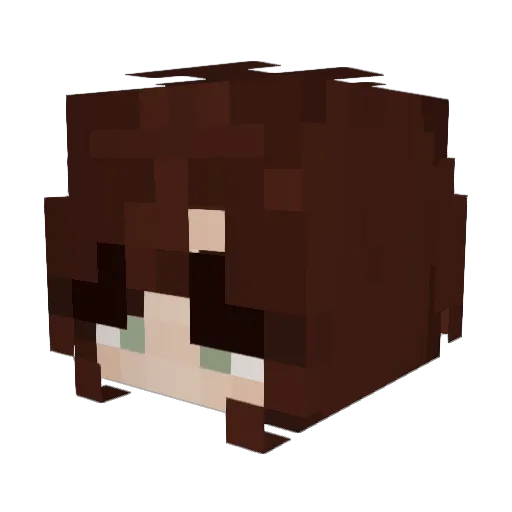 Heyitsadriii Minecraft avatar head, 3D render