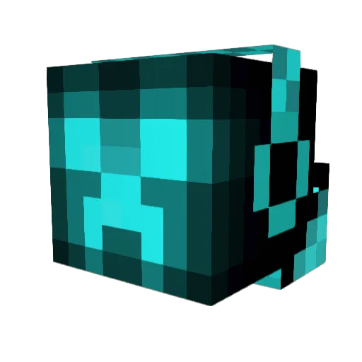 Heylowe Minecraft avatar head, 3D render